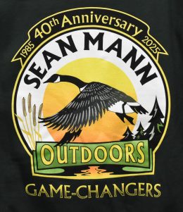 Sean Mann Outdoors Logo Full Color Hoodie "40th Anniversary"- Forest Green